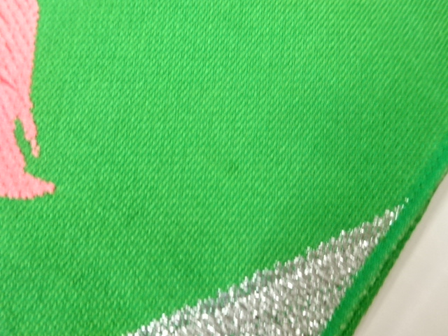  カトレア模様織出し袋帯